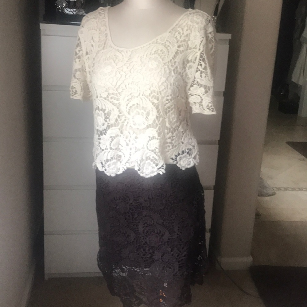 Top and a skirt